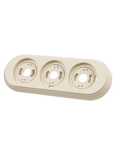 Рамка 3-х постовая сл. кость «Виви» TDM | код SQ1820-1391 | TDM