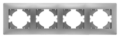 Рамка 4-м Bravo серебр. | код С1040-004 | GUSI Рамка 4-м Bravo серебр. | код С1040-004 | GUSI
