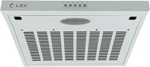 Вытяжка козырьковая Lex S 500 WH белый управление: кнопочное (1 мотор) | код 1023602 | LEX