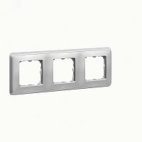 Cariva DIY Рамка 3 поста алюминий | код 695984 | Legrand