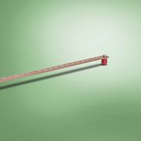 Шина ABACUS медная эквипотенциальная 20x5x400mm с резьбовыми отверстиями M6 | код AEP0120 | ETA