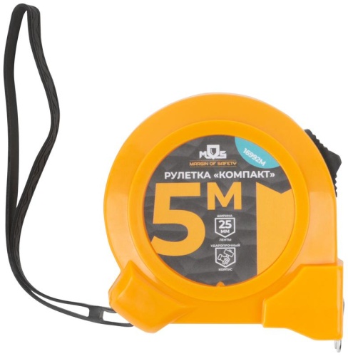 "Рулетка ""Компакт"" 5 м x 25 мм" | код 16992М | FIT фото 2