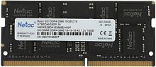 Память DDR4 16GB 2666MHz Netac NTBSD4N26SP-16 Basic RTL PC4-21300 CL19 SO-DIMM 260-pin 1.2В single rank Ret | код 1740129 | NETAC