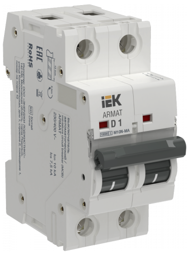 ARMAT Авт. выкл. без тепл. расц. M10N-MA 2P D 1А IEK | код AR-M10N-MA-2-D001 | IEK ARMAT Авт. выкл. без тепл. расц. M10N-MA 2P D 1А IEK | код AR-M10N-MA-2-D001 | IEK