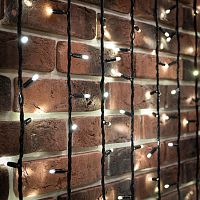 Гирлянда Светодиодный Дождь 2х6м, эффект водопада, черный провод, 230 В, диоды БЕЛЫЕ | код 235-265 | NEON-NIGHT