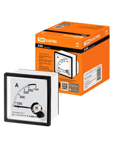 Амперметр А96 800А/5А-1,5 TDM | код SQ1102-0022 | TDM