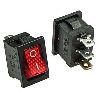 Клавишный переключатель RUICHI KCD1-101N-C3 R/3P, ON-OFF | код 107354 | Ruichi