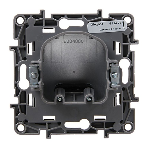 Вывод кабеля IP21 Etika с зажимом для кабеля алюминий | код 672429 | Legrand фото 3