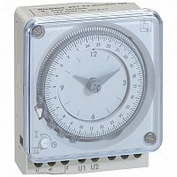 Аналоговые программа руемые таймеры - суточный - подключение на винтах | код. 049754 | Legrand