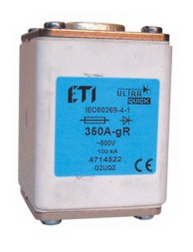 Предохранитель G1UQ2/40A/500V gR (200 kA) | код 004713510 | ETI Предохранитель G1UQ2/40A/500V gR (200 kA) | код 004713510 | ETI
