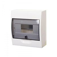 Распределительный шкаф Easy9, 8 мод., IP40, навесной, пластик, прозрачная дверь | код. EZ9E108S2SRU | Schneider Electric