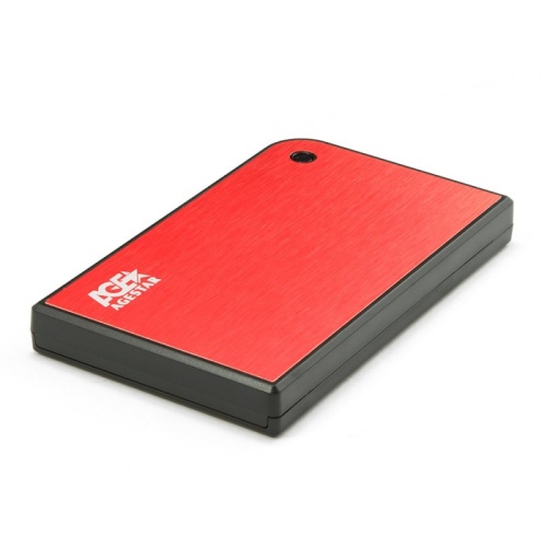 USB 3.0 Внешний корпус 2.5 SATA AgeStar 3UB2A14 (RED), алюминий, красный, безвинтовая конструкция | код 3UB2A14 (RED) | AgeStar