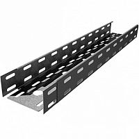 Лоток перфорированный 3000х400х50х0,8мм быстрый монтаж | код. LP50*400*0.8*3000 | КМ-профиль