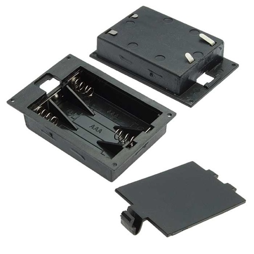 Батарейный отсек RUICHI AAA*3 64*64*14 мм, закрытый | код 103233 | Ruichi