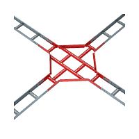 Ответвитель для лотка Х-образ. лестн. 100х50 сталь 1.2мм LXD50-100-1.2 КМ LO5169