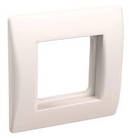 Рамка 1-м 2мод. с суппортом для коробок КМКУ бел. | код CKK-40D-RSK2-K01 | IEK