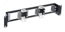 Рама 19d для крепления 9-и плинтов типа Krone, 2U | код FM-9-2U | Cabeus