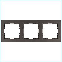 Рамка 3-м G-Classic мокко Jasmart G1003Z