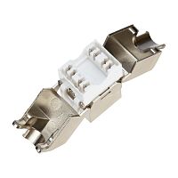 Модуль Keystone Jack RJ-45(8P8C), FTP экранированный, CAT 6, тип 180 градусов, самозажимной REXANT PRO | код 02-0261 | REXANT
