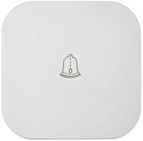 GLORY Выключатель 1-клавишный для открытой установки самовозвратный 10А ВСс20-1-0-ХБм белый матовый IEK | код EVH14-K01M-10 | IEK