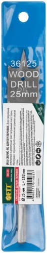 Сверло по дереву перовое 25x152 мм | код 36125 | FIT фото 3