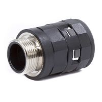 Муфта труба-коробка с металлической резьбой DN 10 мм, М16х1,5, полиамид, цвет черный | код PAS10M16N | DKC