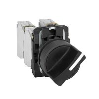 Переключатель КПЕ1531Р-черный-3но+1нз-ручка-фикс-2поз-IP54 | код 274306 | КЭАЗ