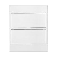 Бокс пластиковый ЩРВ-П-24 IP41 белый (белая дв.) KRANZ | код KR-11-0225 | KRANZ