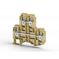 319 900, Клеммник 2-х ярусный 10мм.кв. (бежевый), PIK10N | код 0.0.0.3.19900 | KLEMSAN