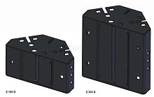 Угловой элемент цоколя двойной, 2шт. | код Z 100 D | ПРОВЕНТО