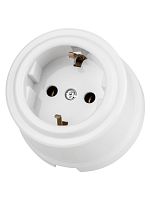 Розетка 2П+З 16А 250В белая «Виви» TDM | код SQ1820-1012 | TDM