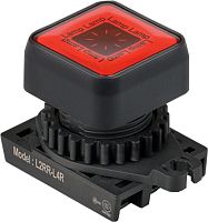 Световой индикатор L2RR-L4RL, квадратный ?30мм цвет красный 110...230В 50/60Гц, монтажное отверстие ?22/25мм | код A8026-A5550009705 | РЕЛЕ И АВТОМАТИКА