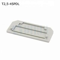 Проставка для клемм, серый | код T2,5-4SPDL | ПРОВЕНТО