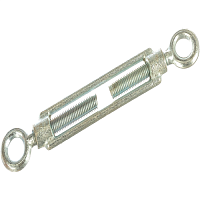 Талреп DIN 1480 М6 кольцо-кольцо оцинкованный | код DIN1480-М6-RR | Крепдил