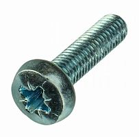 Винт 10х60 с полусферической головкой и крестообразным шлицем DIN 7985 TDZ EKF | код wp10x60-TDZ | EKF