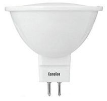 Лампа светодиодная LED5-MR16/830/GU5.3 5Вт 3000К тепл. бел. GU5.3 370лм 12В | код 12025 | Camelion