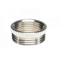 Резьбовой переходник, наружная резьба PG21, внутренняя резьба M25x1,5, латунь, тип покрытия: никель | код 05.507.7821.0 | Wieland