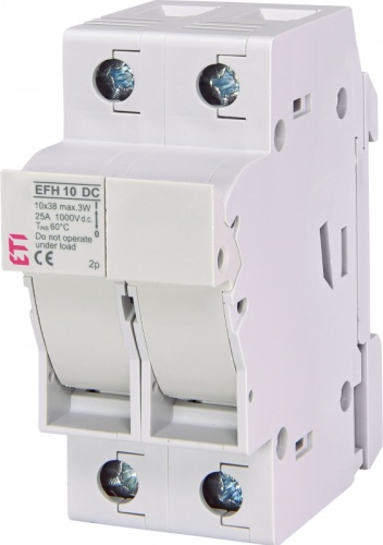Разъединитель EFH 10 2P 25A 1000V DC (с адаптером) | код 002540503 | ETI Разъединитель EFH 10 2P 25A 1000V DC (с адаптером) | код 002540503 | ETI