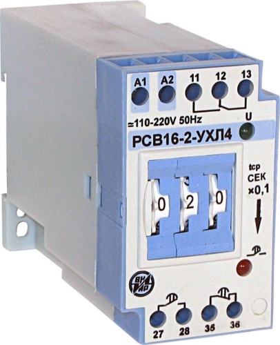 Реле времени РСВ-16-2 1…1000мин 110-220В | код A8120-76918600 | ВНИИР Реле времени РСВ-16-2 1…1000мин 110-220В | код A8120-76918600 | ВНИИР