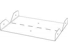 Соединение шарнирное RVS-100-60M белое | код 1432552 | MEKA