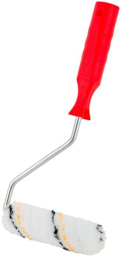 Валик "мини" 100мм d15/33мм ворс 9мм микрофибра КУРС 02727 фото 2