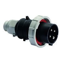 Вилка кабельная 32A, 4р(3P+PE), 7h, 500V, IP67, QC Bals | код 21352 | Bals