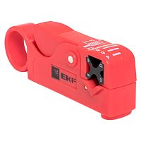 Инструмент для разделки и зачистки коаксиального кабеля TERACOM TRC-S10 EKF | код TRC-S10 | EKF