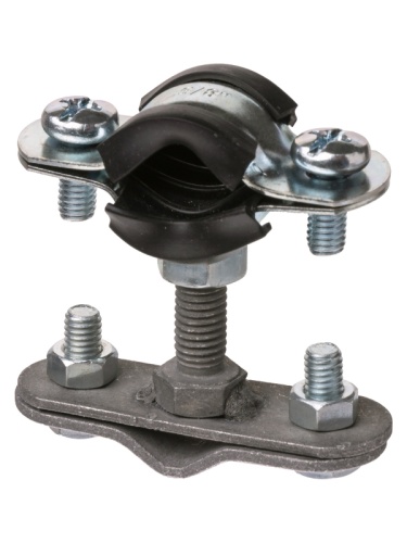 Держатель хомут с резиновым уплотнением ?48-53 мм, для прута ?6-10 мм, стал. зажим, термодиф. TDM | код SQ2402-3204 | TDM Держатель хомут с резиновым уплотнением ?48-53 мм, для прута ?6-10 мм, стал. зажим, термодиф. TDM | код SQ2402-3204 | TDM