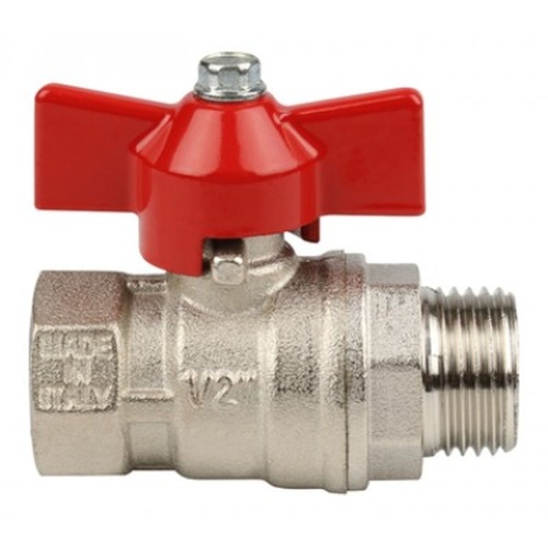 Кран шаровой стандартнопроходной 1/2' ВН ручка бабочка (SVB-0014-000015) | код RG008S1SOGBMP1 | STOUT Кран шаровой стандартнопроходной 1/2' ВН ручка бабочка (SVB-0014-000015) | код RG008S1SOGBMP1 | STOUT