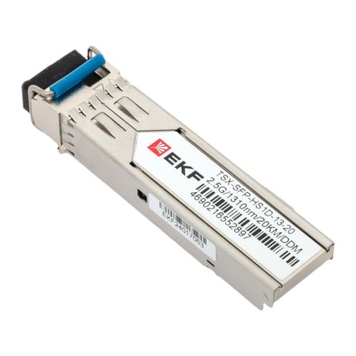 SFP модуль 2,5 Гбит одинарное одномодовое оптоволокно 1310нм дальность 20км TSX EKF | код TSX-SFP-HS1D-13-20 | EKF фото 5