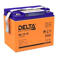 Аккумулятор GEL 12В 33А.ч | код GEL 12-33 | Delta
