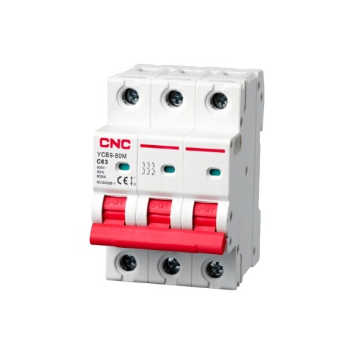 Автоматический выключатель YCB9-80M 4A 3P 6кА C без тепловой защиты | код A033087 | CNC Автоматический выключатель YCB9-80M 4A 3P 6кА C без тепловой защиты | код A033087 | CNC