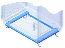 Рама для крепления напольных шкафов Conchiglia к полу Ш=685 мм, Г=330 мм | код 095777306 | DKC
