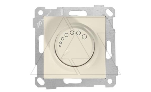 Rita - Светорегулятор (RC) с подсветкой, поворотный, 325 Вт, сл.кость | код 2200-447-0202 | Mutlusan